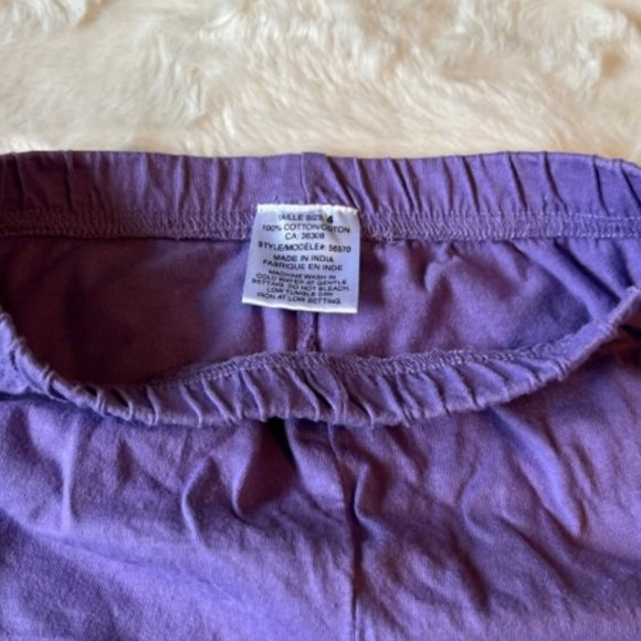 2/$25 P Jamers 3-piece pajama set Ballet Lilac & Purple, Girls Size 4 - Picture 7 of 14